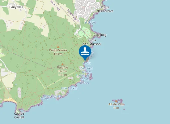 Map of PLAYA DEL CRIT PM1