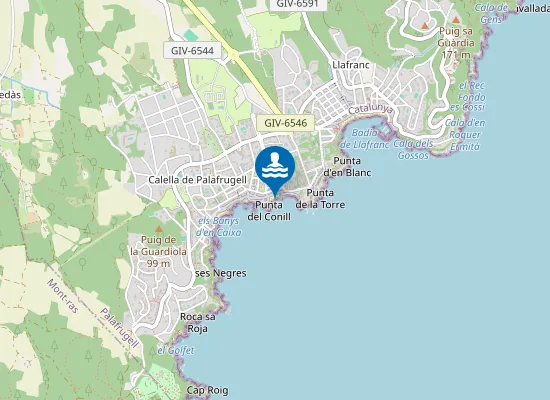 Map of PLAYA DEL CANADELL PM1