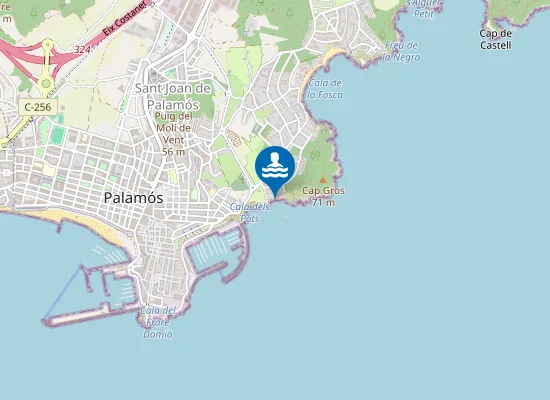 Map of PLAYA CALA MARGARIDA PM1