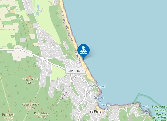 Map of PLAYA GRAN DE PALS PM1