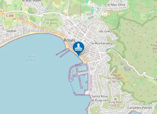 Map of PLAYA DE LA PUNTA PM1