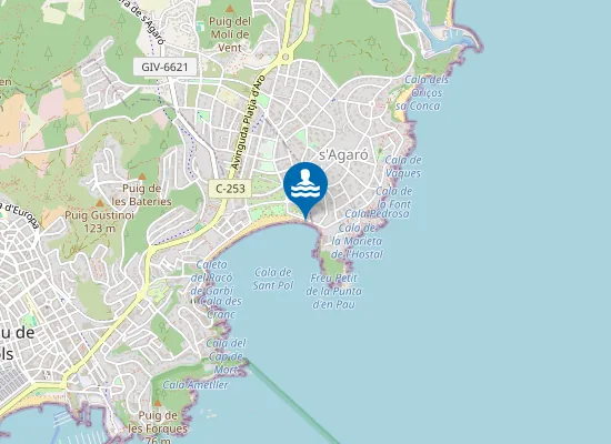 Map of PLAYA DE SANT POL PM1
