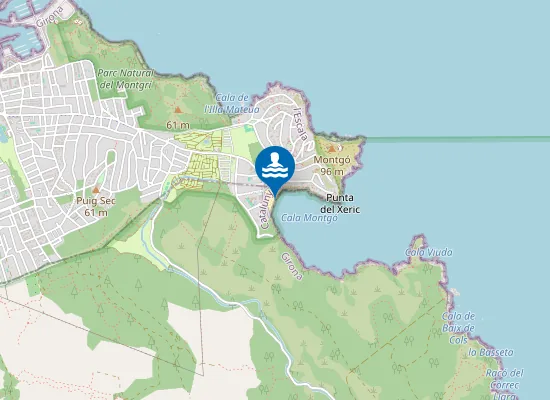 Map of PLAYA CALA MONTG? PM1