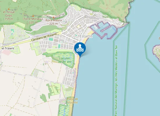Map of PLAYA DE L'ESTARTIT PM2