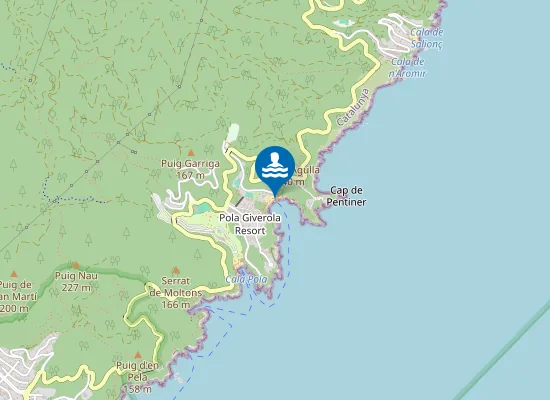 Map of PLAYA CALA GIVEROLA PM1