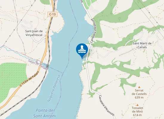 Map of Embalse Sant Antoni Conca De Dalt Pm1