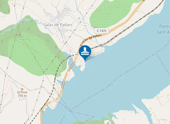 Map of Embalse Sant Antoni Sal?S De Pallars Pm1
