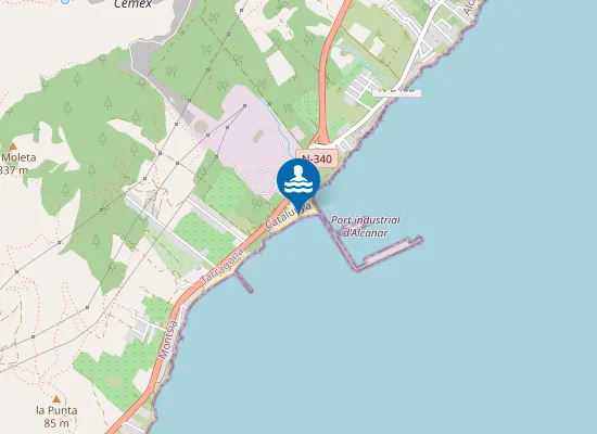 Map of PLAYA DE LA MARTINENCA PM1