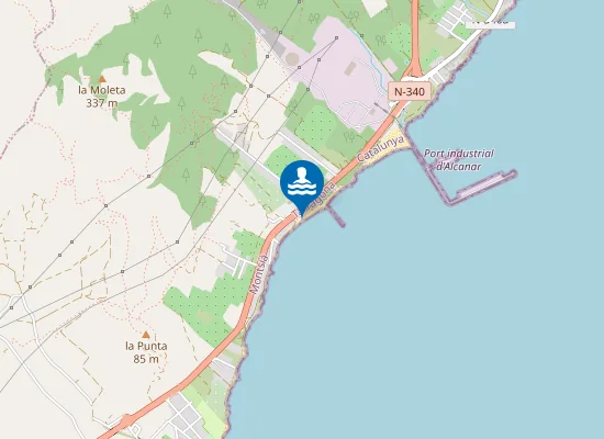 Map of PLAYA DEL MARICEL PM1