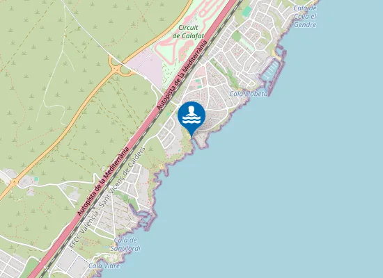 Map of PLAYA DE CALAFAT? PM1