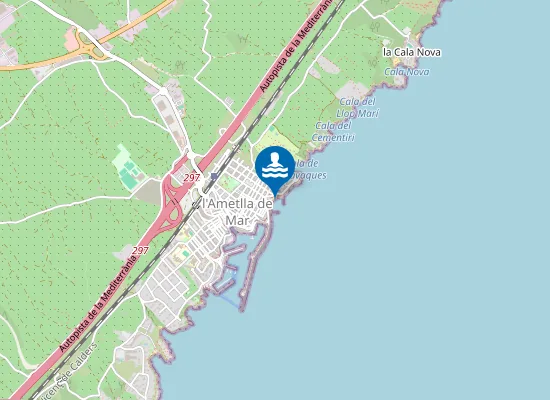 Map of PLAYA DE L'ALGUER PM1