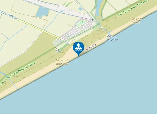 Map of PLAYA DE L'EUCALIPTUS PM1