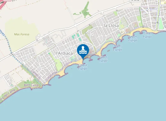 Map of PLAYA DE L'ARDIACA PM1