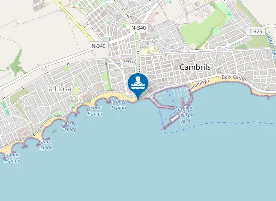 Map of PLAYA DE LA RIERA PM1