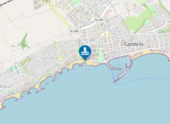 Map of PLAYA HORTA DE SANTA MARIA PM1