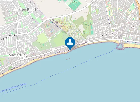 Map of PLAYA DE CAP DE SANT PERE PM1