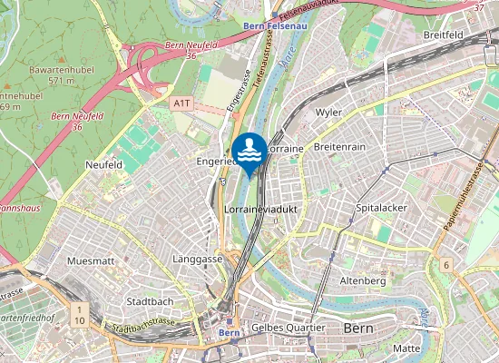 Map of Aare Lorraine