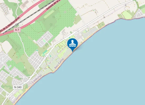 Map of PLAYA DE LA PORQUEROLA PM1