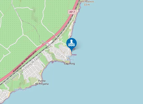Map of PLAYA DEL MORRO DE GOS PM1