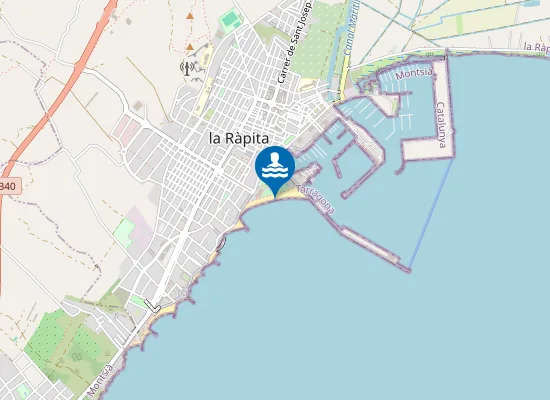 Map of PLAYA DEL PARC DE GARB? PM1