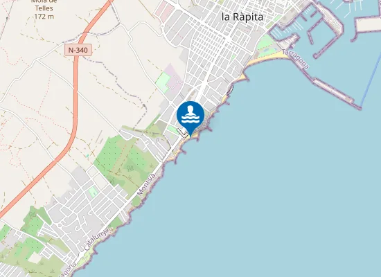 Map of PLAYA DE LES DEL?CIES PM1