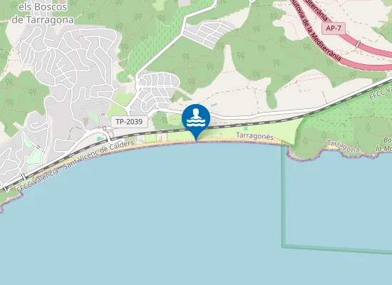 Map of PLAYA LLARGA PM1