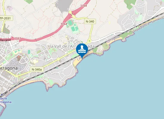 Map of PLAYA DE L'ARRABASSADA PM1