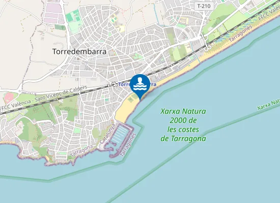 Map of PLAYA DE LA PAELLA PM1