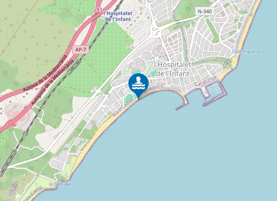 Map of PLAYA DE L'ARENAL PM1