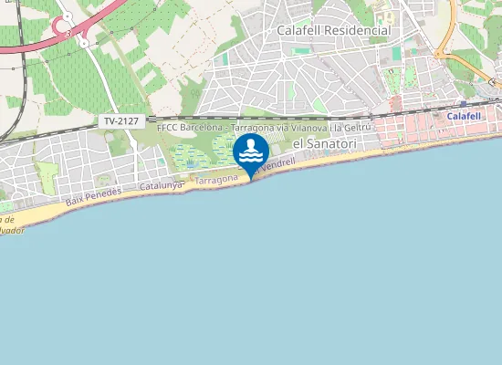 Map of PLAYA DE SANT SALVADOR PM1