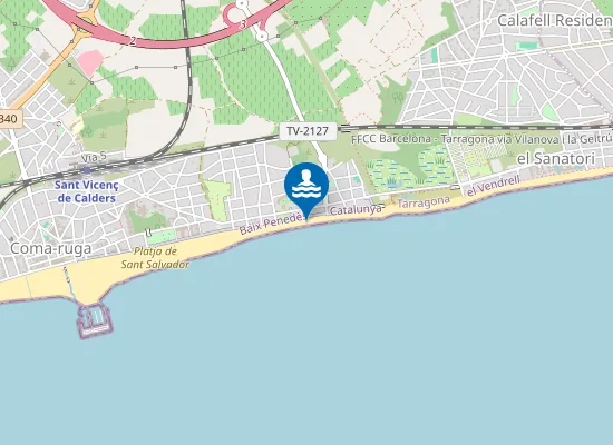 Map of PLAYA DE SANT SALVADOR PM2