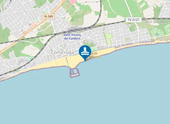 Map of PLAYA DE COMA-RUGA PM1
