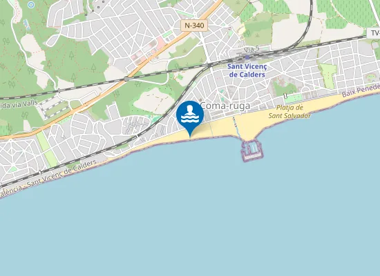 Map of PLAYA DE COMA-RUGA PM2