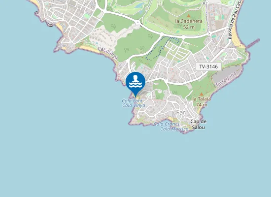 Map of PLAYA CALA FONT PM1