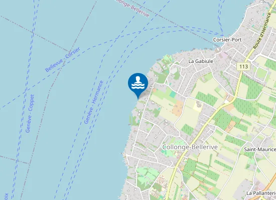 Map of PARC DE LA NYMPHE