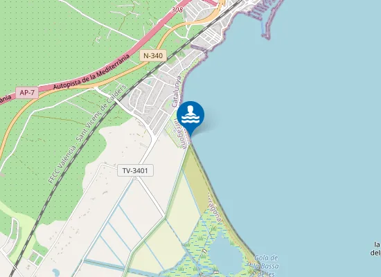 Map of PLAYA DE L'ARENAL PM1