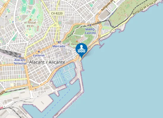 Map of PLAYA DEL POSTIGUET PM2