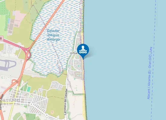 Map of PLAYA DEL SALADAR PM1