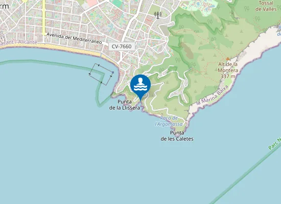 Map of PLAYA CALA DEL TIO XIXO PM1