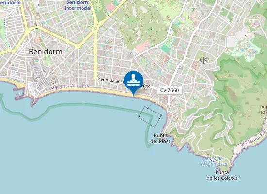 Map of PLAYA DE LLEVANT PM1