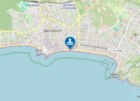 Map of PLAYA DE LLEVANT PM2