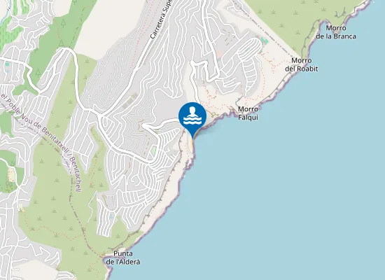 Map of PLAYA DE CALA DEL MORAIG PM1