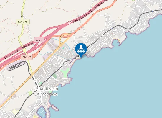 Map of PLAYA DE L'AMERADOR PM1