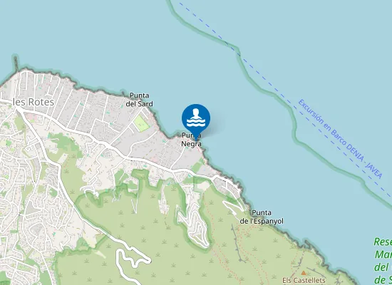 Map of PLAYA DE PUNTA NEGRA PM1