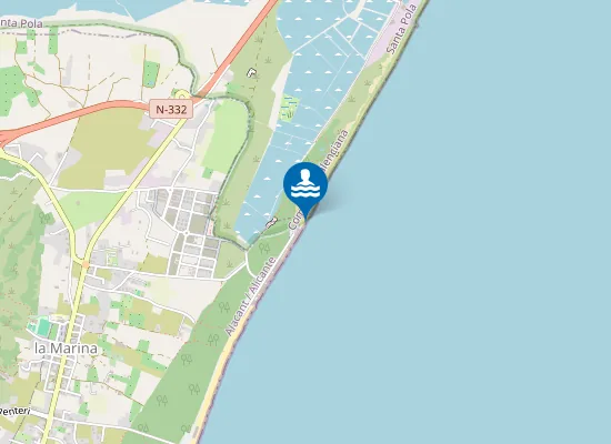 Map of PLAYA DEL PINET PM1