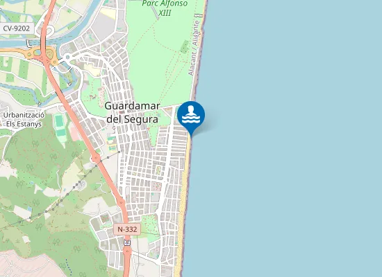 Map of PLAYA CENTRE PM1