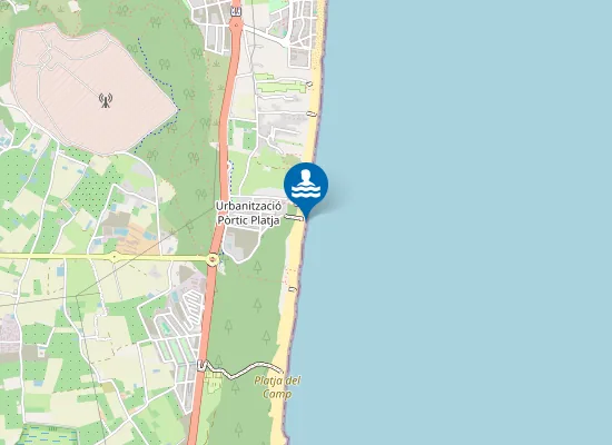 Map of PLAYA DEL MONCAIO PM1