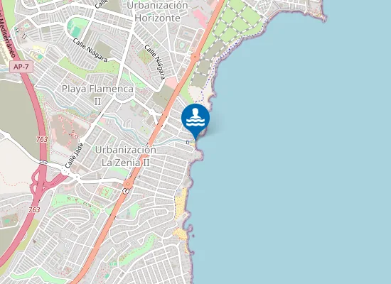 Map of PLAYA DE CALA ESTACA PM1