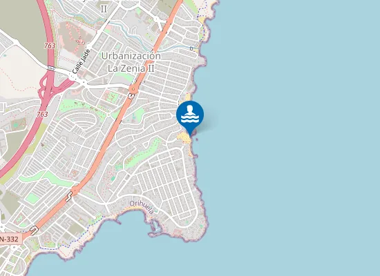 Map of PLAYA CALA CAPITAN PM1