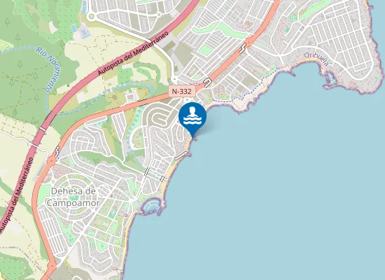 Map of PLAYA DE CALAS DE AGUAMARINA PM1